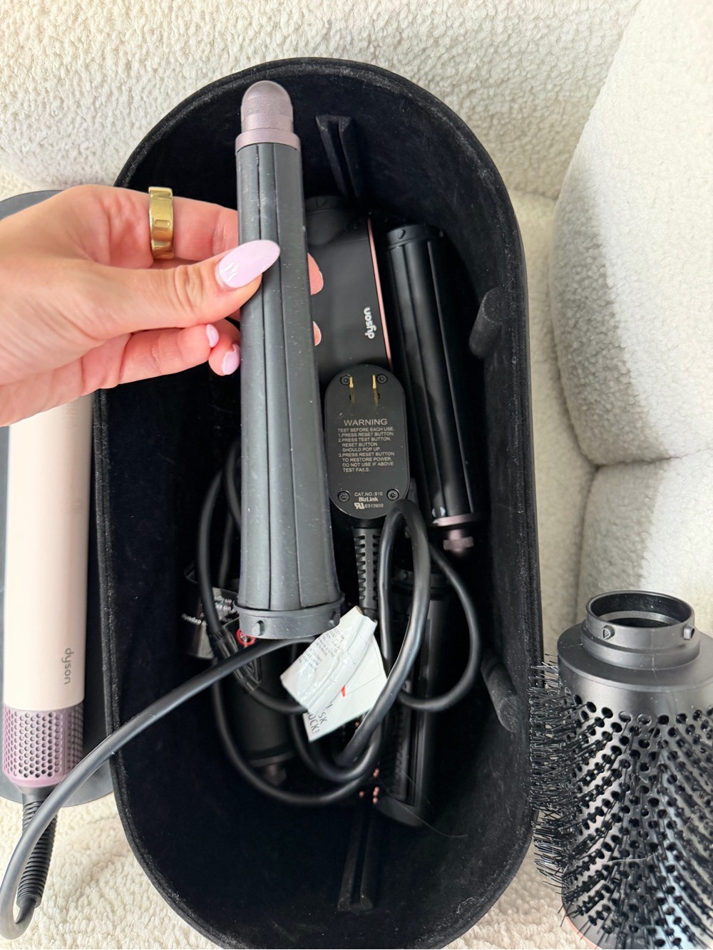 Pink and Rose Gold Dyson Air Wrap - Picture 6 of 9